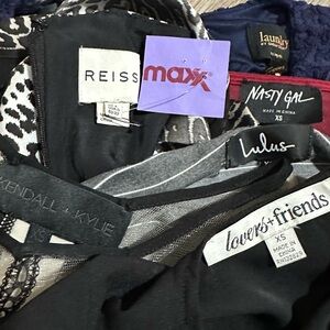 BUNDLE BOX 6 DRESSES XS and 0 - Lulu's, Reiss, Nasty Gal, Lovers + Friends etc